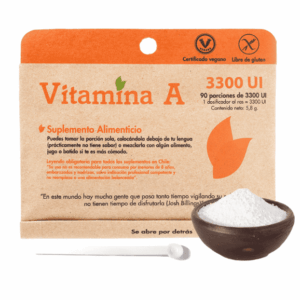 Vitamina A: 90 porciones 3300 UI (dulzura natural)