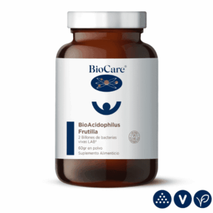 PROBIOTICO BIOACIDOPHILUS DE FRUTILLA POLVO 60 GRS (BIOCARE)